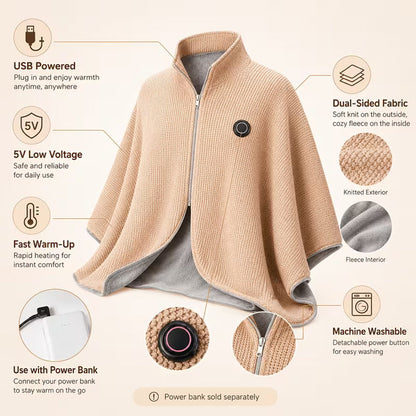 HeatHug™ Heated Shawl